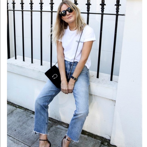 petite cropped kick flare jeans